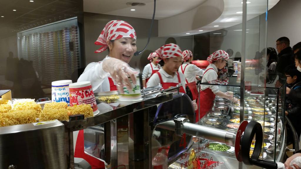 Cup ramen museum factory Osaka