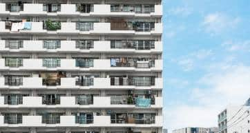 Apartment block in Japan