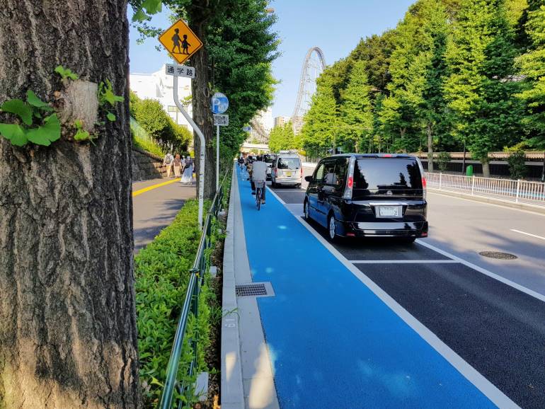 Bunkyo Ward Cycling lane