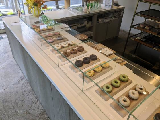 An array of donuts inside Hocus Pocus