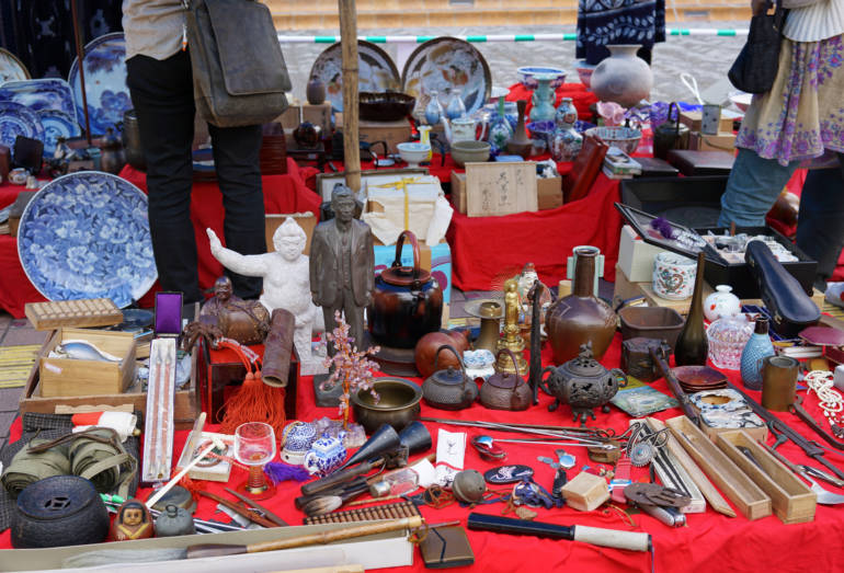 Flea market Japan Tokyo