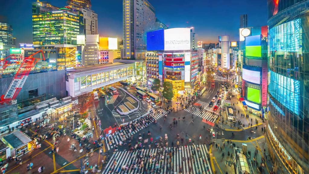 Shibuya skyline