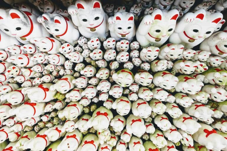 Gotokuji Maneki Neko Cats