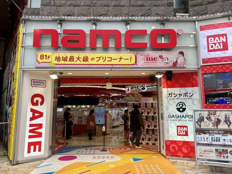 Outside namco Ikebukuro