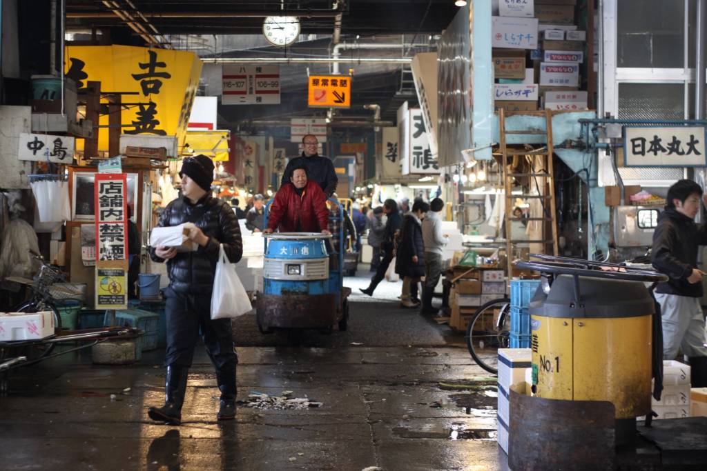 Tsukiji fish market