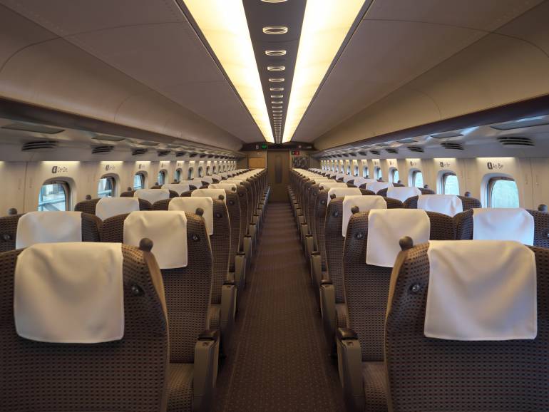 Shinkansen interior