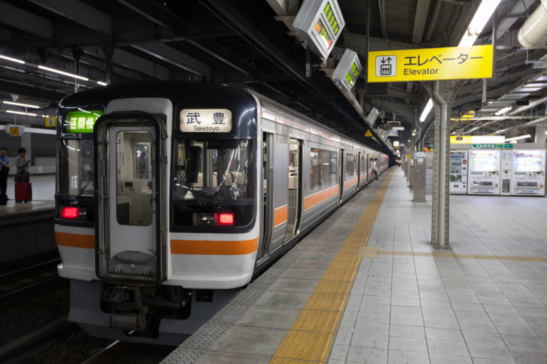 jr train nagoya aichi japan