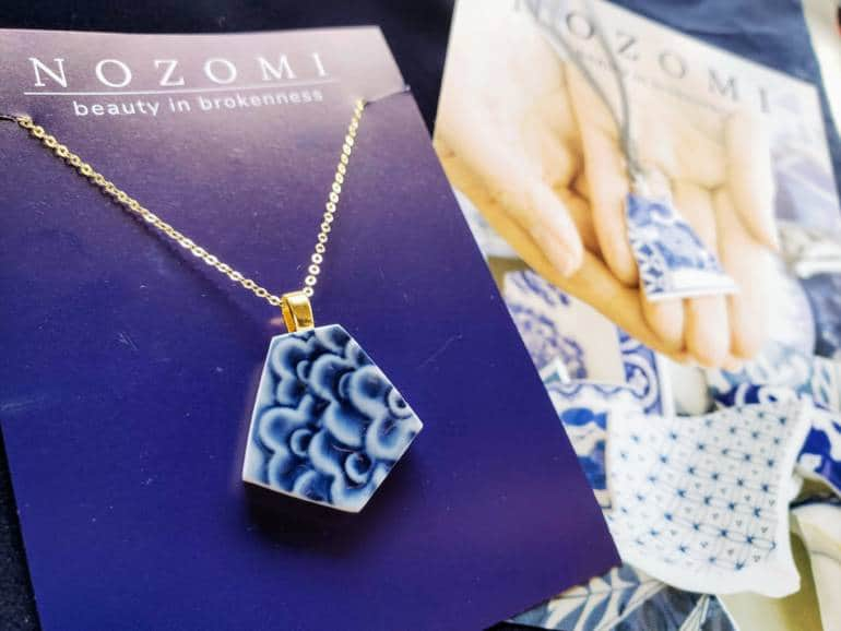 Nozomi Necklace gifts sustainable souvenir shopping in tokyo