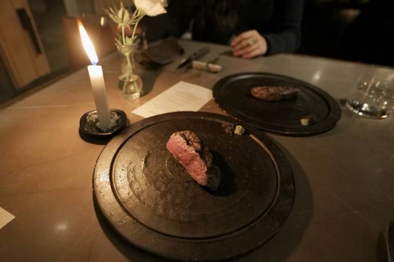 Wood-grilled Kumamoto Beef Fillet (natuRe tokyo)