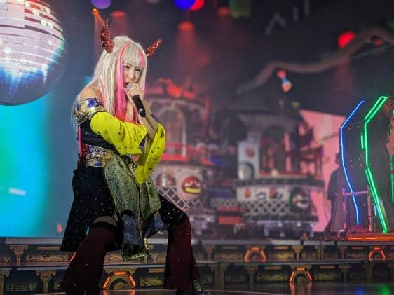 A performer at the Samurai Restaurant in Tokyo