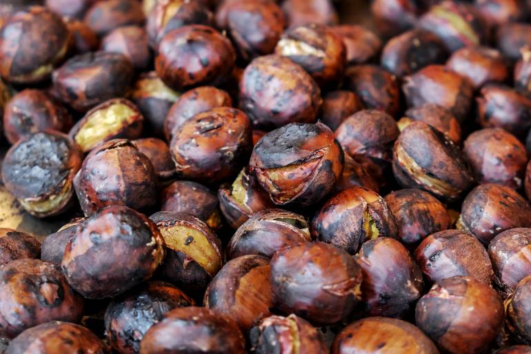 Japanese fall foods chestnuts