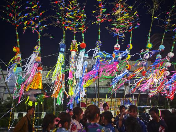 Tanabata floats