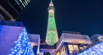 skytree christmas lights