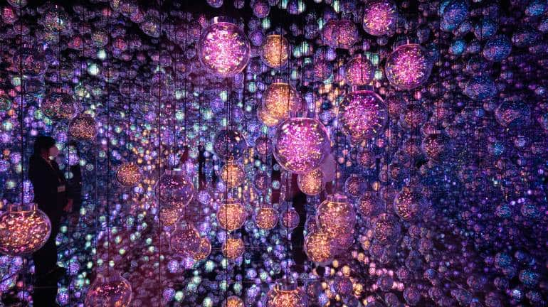 The Bubbles exhibition at TeamLab Borderless, Azabudai Hills