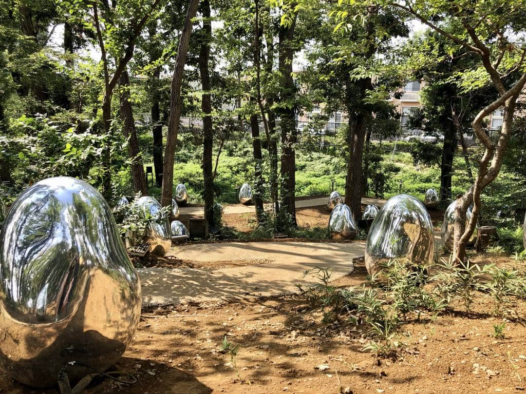 ovoids at teamlab forest saitama