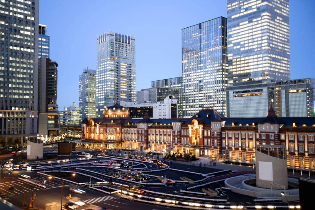 tokyo station marunouchi area