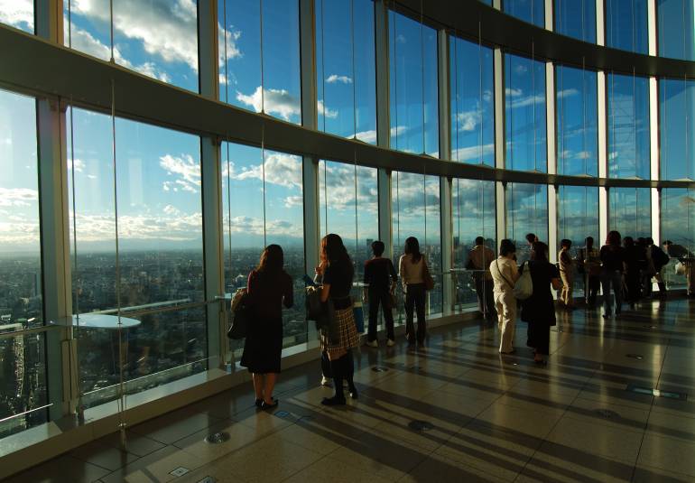 Observation deck at Roppongi Hills