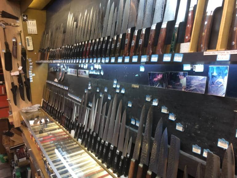 kappabashi knife shopping