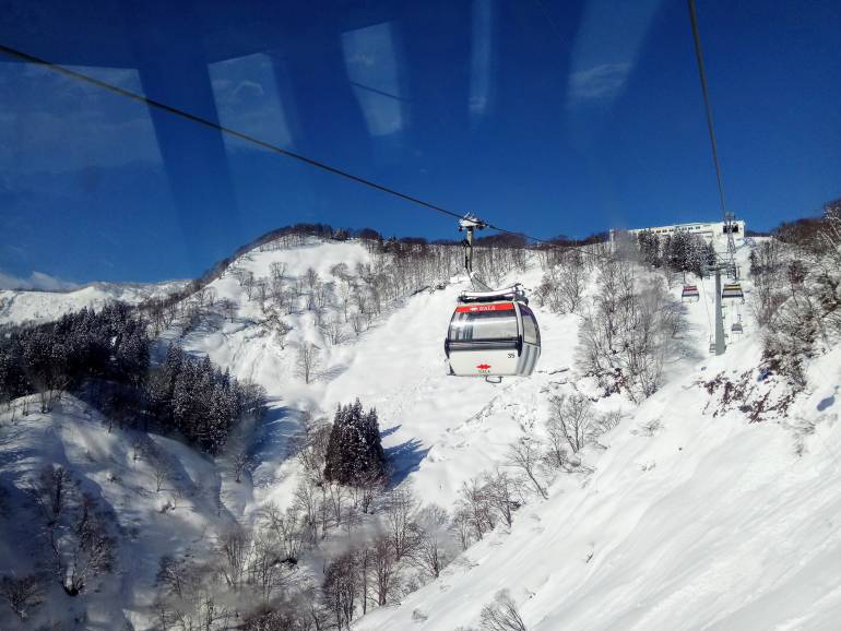 A gondola at Gala Yuzawa