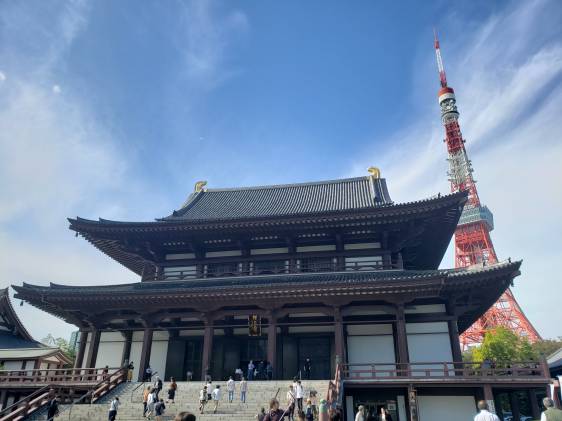 Zojoji Temple and Tokyo Tower