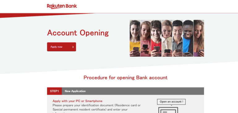 Rakuten Online Bank Japan